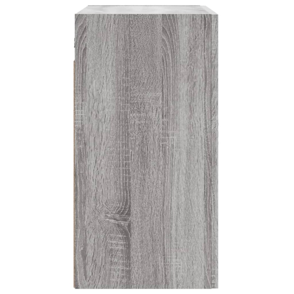 Armario de pared madera de ingeniería gris Sonoma 60x31x60
