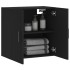 Armario de pared madera de ingeniería negro 60x31x60
