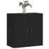 Armario de pared madera de ingeniería negro 60x31x60