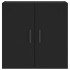 Armario de pared madera de ingeniería negro 60x31x60