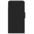 Armario de pared madera de ingeniería negro 60x31x60