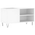 Mueble para discos madera de ingeniería blanco 85x38x48