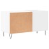 Mueble para discos madera de ingeniería blanco 85x38x48