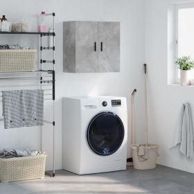 Armario de pared madera de ingeniería gris hormigón 60x31x60