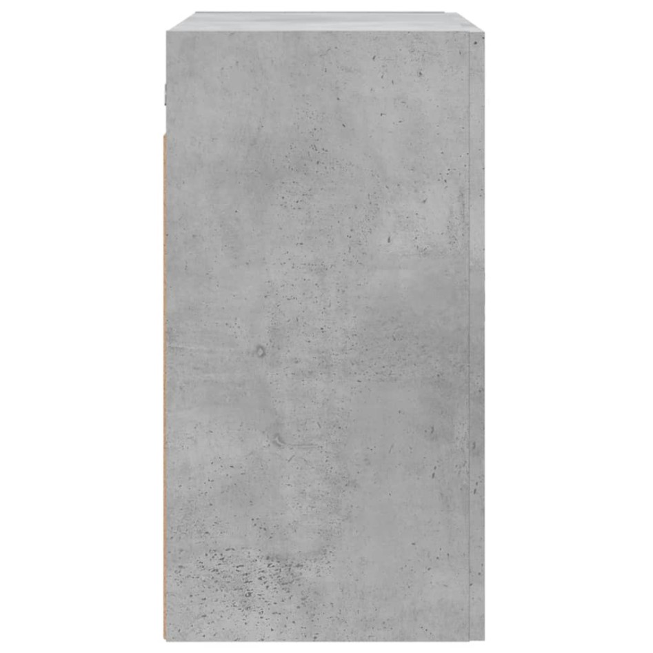 Armario de pared madera de ingeniería gris hormigón 60x31x60