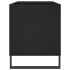Mueble de discos madera de ingeniería negro 85x38x48