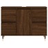 Mueble de baño madera de ingeniería roble marrón 80x33x60