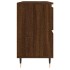 Mueble de baño madera de ingeniería roble marrón 80x33x60