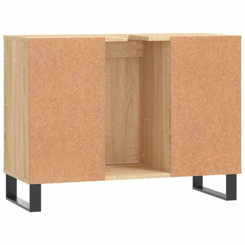 Mueble de baño madera de ingeniería roble Sonoma 80x33x60