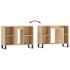 Mueble de baño madera de ingeniería roble Sonoma 80x33x60