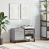Mueble de discos madera de ingeniería gris Sonoma 85x38x48