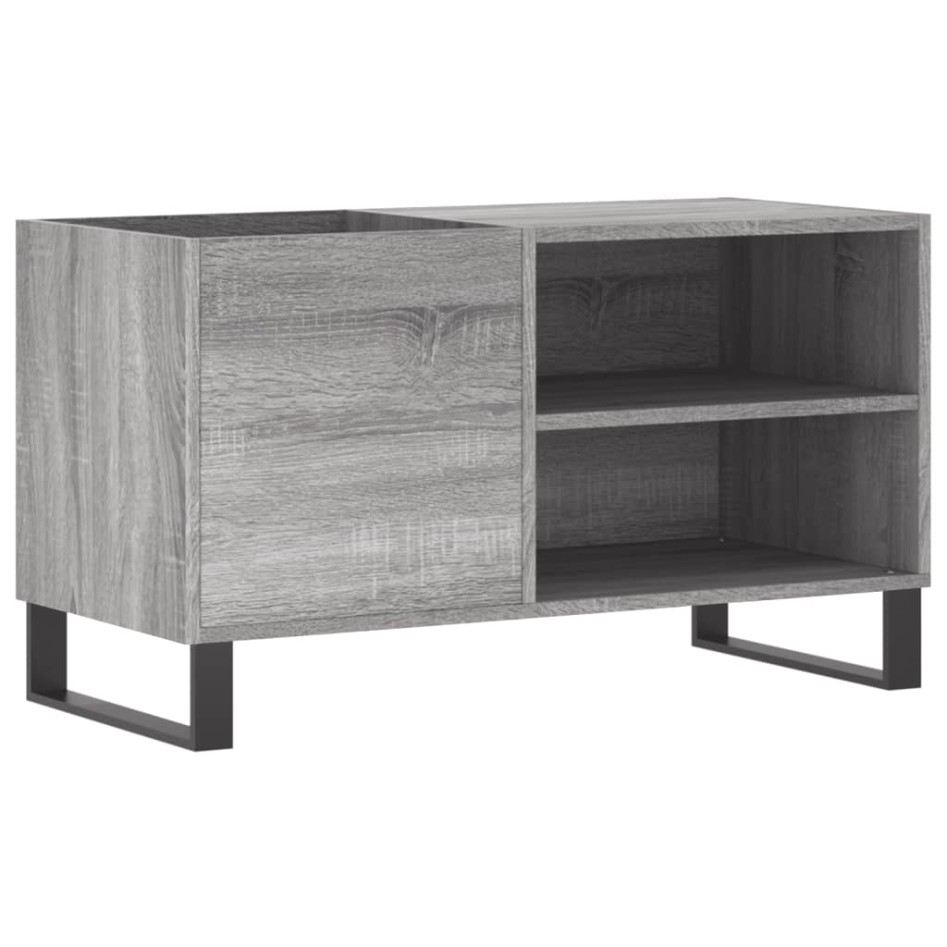 Mueble de discos madera de ingeniería gris Sonoma 85x38x48