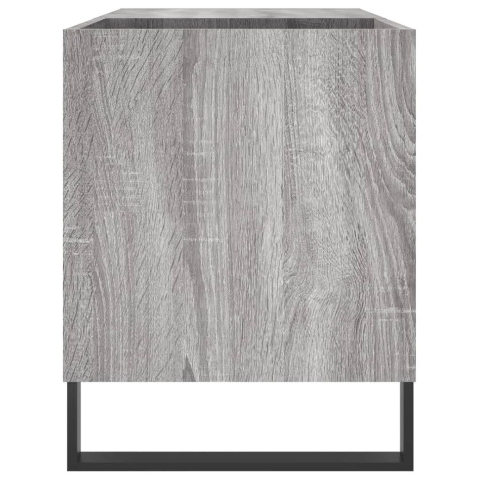 Mueble de discos madera de ingeniería gris Sonoma 85x38x48