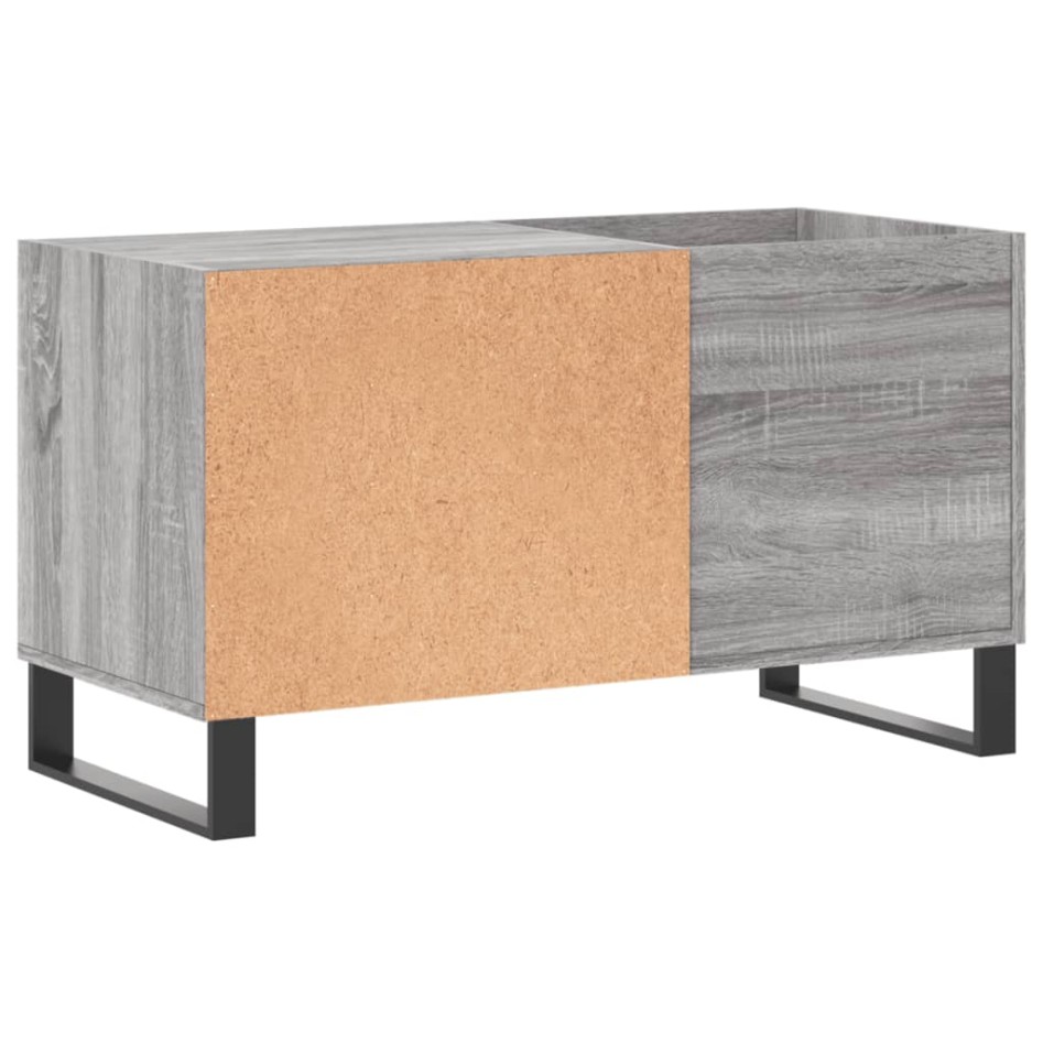 Mueble de discos madera de ingeniería gris Sonoma 85x38x48