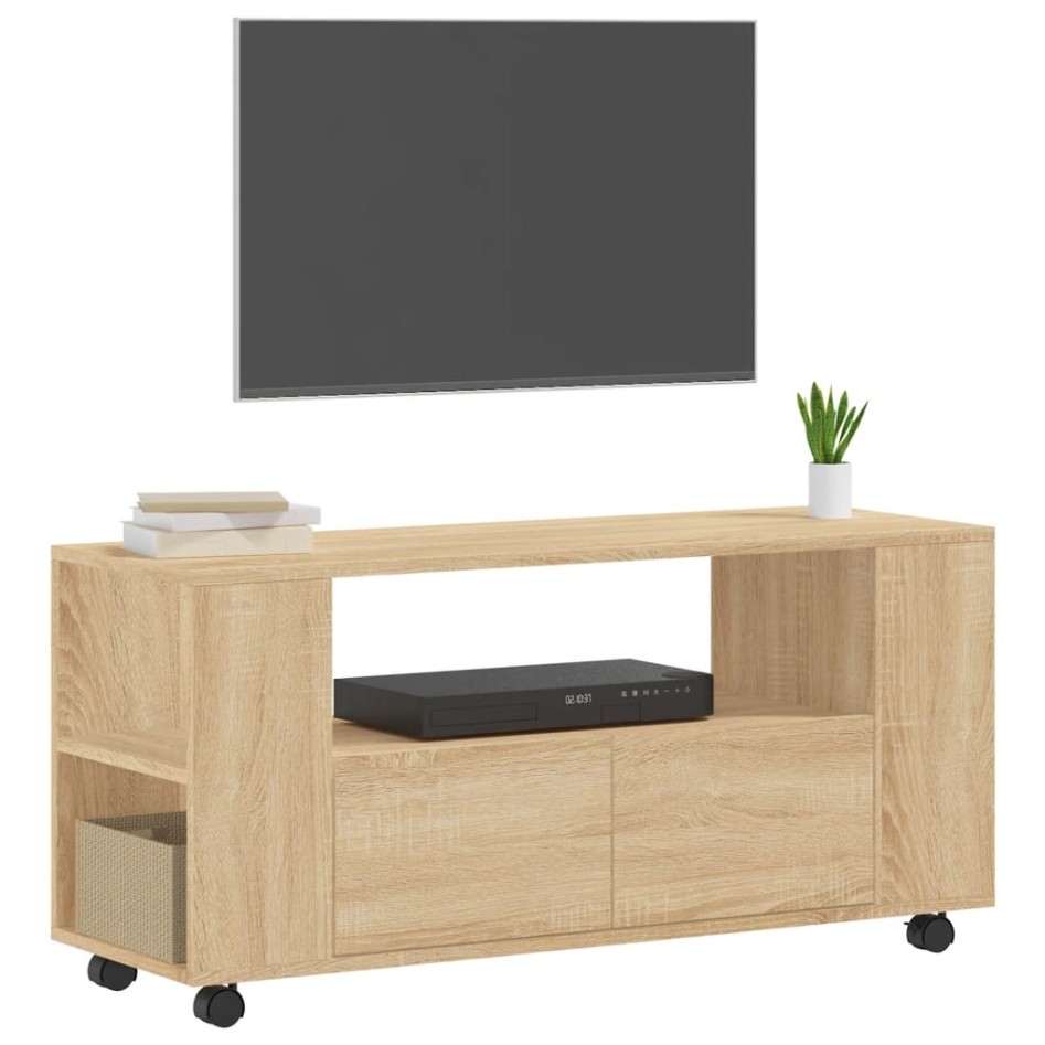 Mueble para TV madera de ingeniería roble Sonoma 102x34,5x43