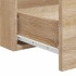Armario de baño con espejo madera de ingeniería roble