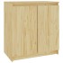 Armario auxiliar de madera maciza de pino 60x36x65