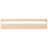 Estantes para zapatos de pared 2 uds madera de pino 110x9x23