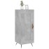 Aparador de madera contrachapada gris hormigón 34,5x34x90