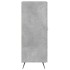 Aparador de madera contrachapada gris hormigón 34,5x34x90