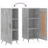 Aparador de madera contrachapada gris hormigón 34,5x34x90