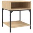 Mesitas noche 2 uds madera ingeniería roble Sonoma 40x41x50