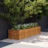 Jardinera acero corten 194x50x36