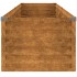 Jardinera acero corten 194x50x36