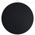 Cabezal de ducha efecto lluvia acero inox redondo negro 40