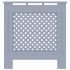 Cubierta para radiador MDF gris 78