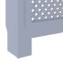Cubierta para radiador MDF gris 78
