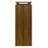Mesa consola madera contrachapada roble marrón 102x30x80