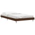 Estructura de cama sin colchón madera marrón roble 90x190