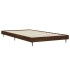 Estructura de cama sin colchón madera marrón roble 90x190