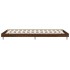 Estructura de cama sin colchón madera marrón roble 90x190