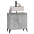 Armario de lavabo madera contrachapada gris hormigón