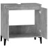 Armario de lavabo madera contrachapada gris hormigón