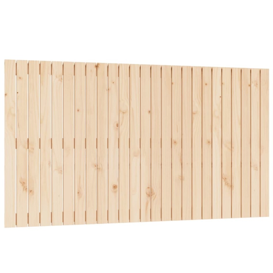Cabecero de cama de pared madera maciza de pino 159,5x3x90