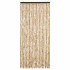 Cortina mosquitera de chenilla beige 90x220