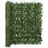 Toldo para balcón con hojas verde oscuro 600x100