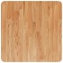 Tablero de mesa cuadrada madera roble marrón claro 50x50x4