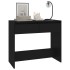 Mesa consola de madera contrachapada negro 89x41x76,5