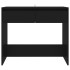 Mesa consola de madera contrachapada negro 89x41x76,5