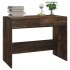 Escritorio madera de ingeniería roble ahumado 101x50x76,5
