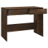 Escritorio madera de ingeniería roble ahumado 101x50x76,5
