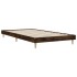 Estructura de cama sin colchón madera roble ahumado 100x200