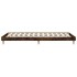 Estructura de cama sin colchón madera roble ahumado 100x200