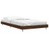 Estructura de cama sin colchón madera marrón roble 90x190
