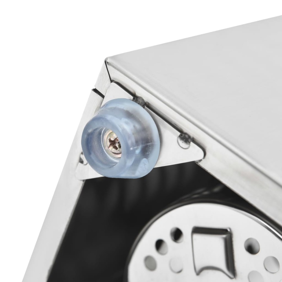 Soporte para cubiertos 8 rejillas acero inoxidable