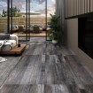 Lamas para suelo autoadhesivas PVC madera industrial 5,21m² 2mm